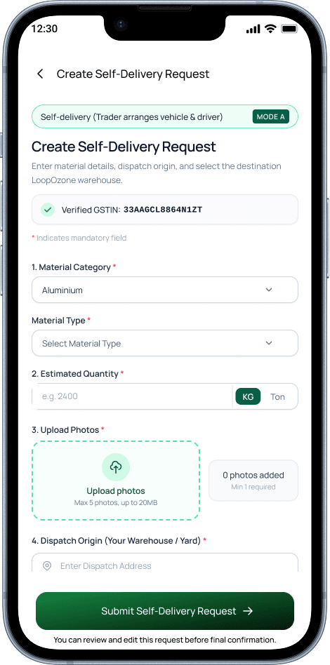 loopX app screen 3